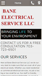 Mobile Screenshot of baneelectricalservice.com